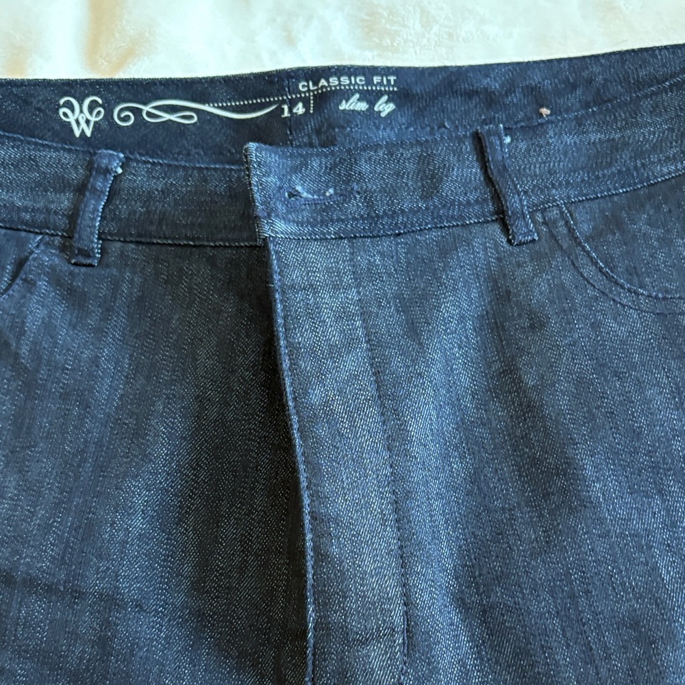 Classic Fit Blue Jeans
